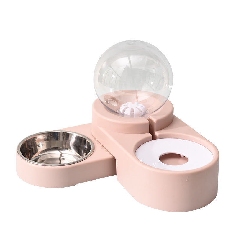 Wasser- und Futterstation für Katzen – Hygienische 2-in-1 Futter- und Wasserschale mit rutschfestem Design