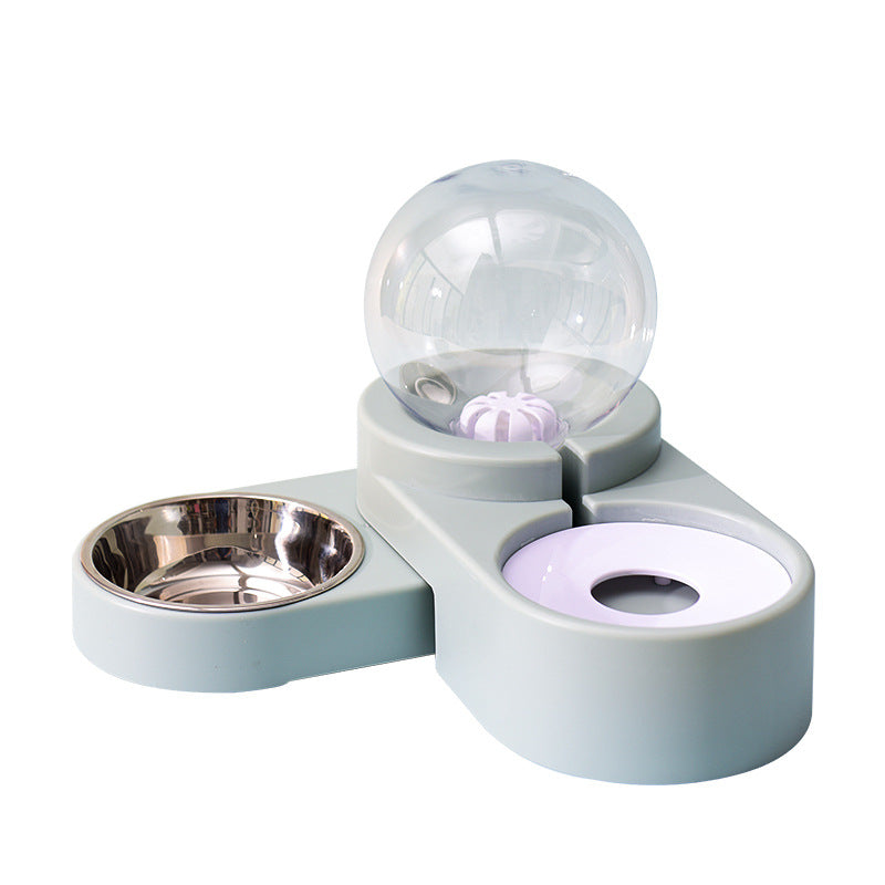 Wasser- und Futterstation für Katzen – Hygienische 2-in-1 Futter- und Wasserschale mit rutschfestem Design