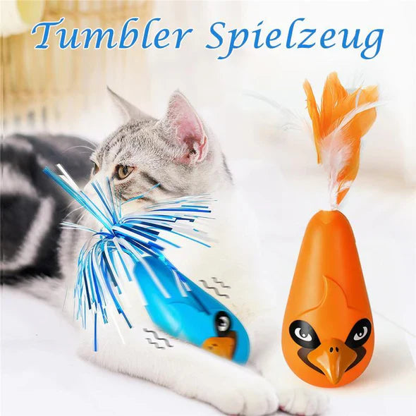 Interaktives Wackelspielzeug für Katzen – Mit Ersatzfedern für unendlichen Spielspaß