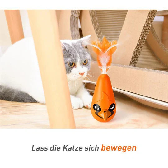 Interaktives Wackelspielzeug für Katzen – Mit Ersatzfedern für unendlichen Spielspaß