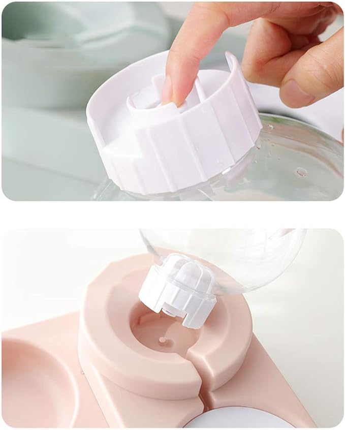 Wasser- und Futterstation für Katzen – Hygienische 2-in-1 Futter- und Wasserschale mit rutschfestem Design