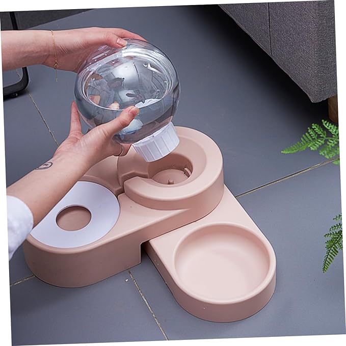 Wasser- und Futterstation für Katzen – Hygienische 2-in-1 Futter- und Wasserschale mit rutschfestem Design