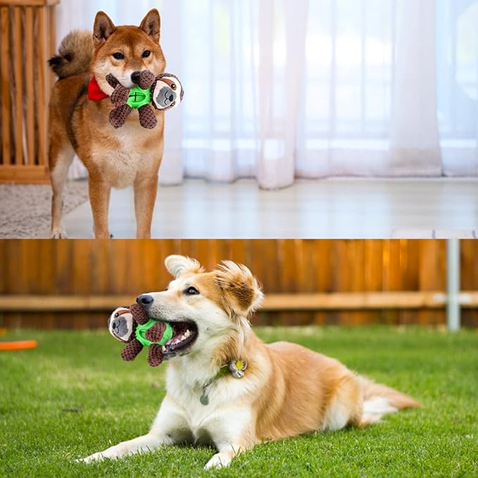 3in1 Hunde Kuscheltier mit Zahnreinigung und Leckerliversteck – Spielzeug für Pflege und Spaß