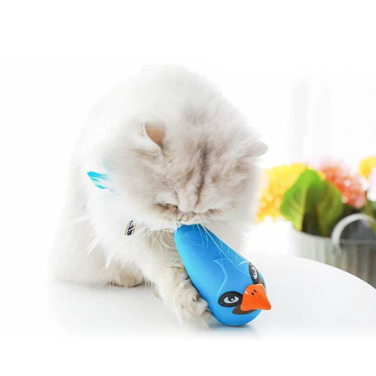 Interaktives Wackelspielzeug für Katzen – Mit Ersatzfedern für unendlichen Spielspaß