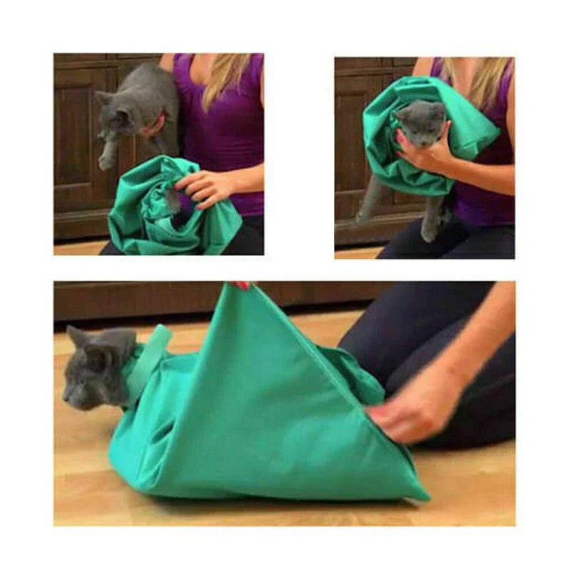 Komfortabler Katzen-Reisebag – 2 für 1 Set für Stressfreie Reisen mit Deiner Katze