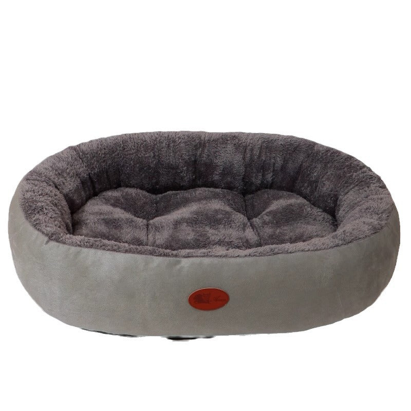 TraumWolke Kuschelbett für Hunde und Katzen – Weiches Schlafnest mit Plüschfüllung