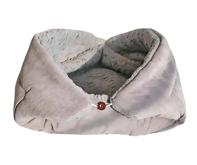 2-in-1 Kuschelbett und Decke für Katzen – Vielseitig und Bequem für Dein Haustier