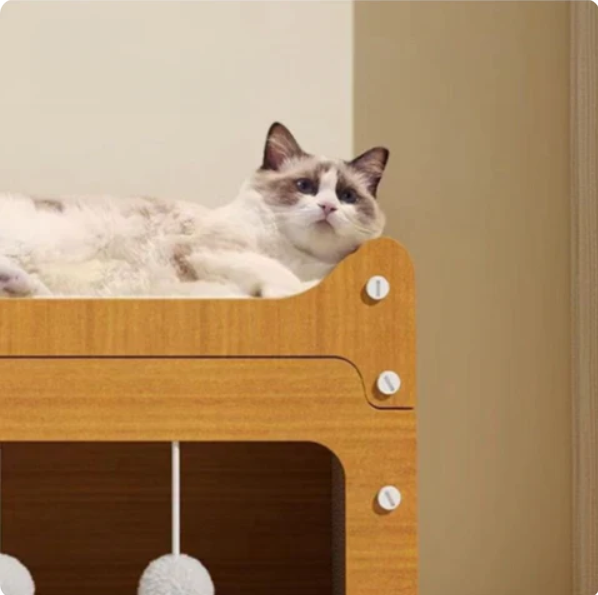 Katzenmöbel mit Kratzfläche und Spielbereich – Komfort und Spaß für deine Katze