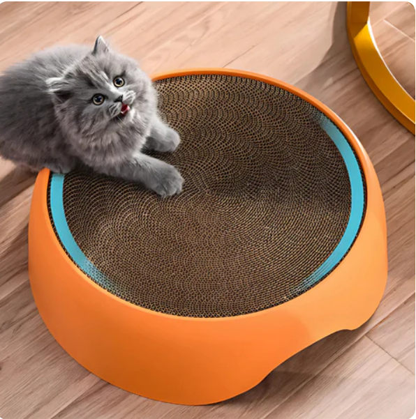 Katzenbett mit Kratzfläche und Weichem Liegekissen – Multifunktional und Komfortabel