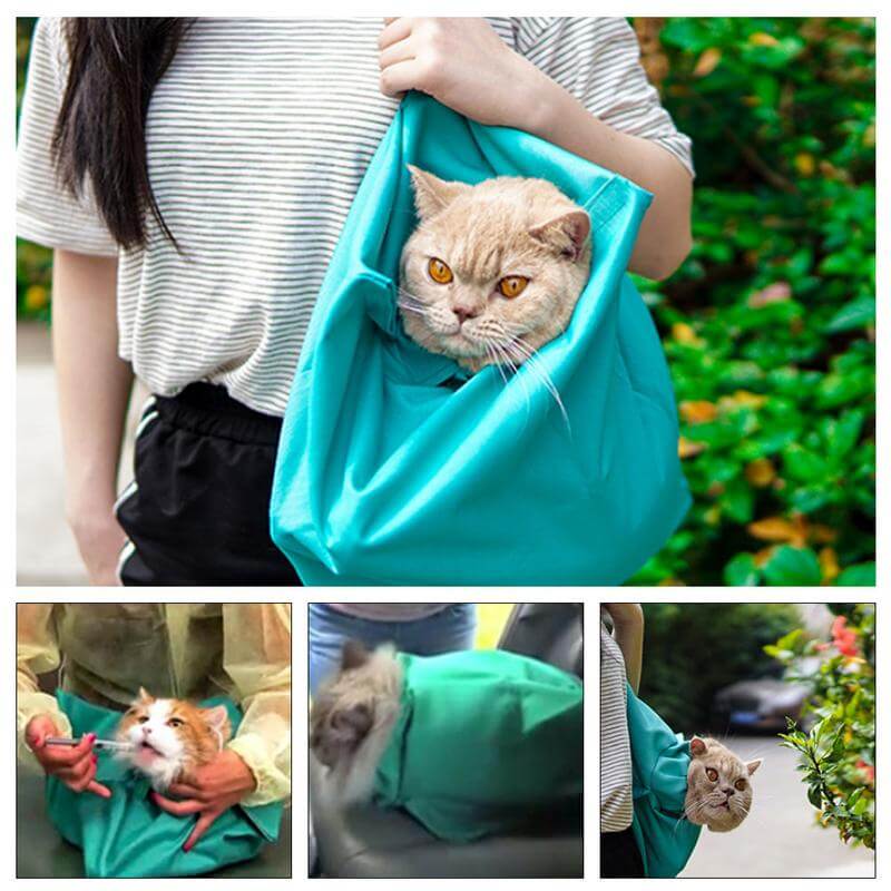 Komfortabler Katzen-Reisebag – 2 für 1 Set für Stressfreie Reisen mit Deiner Katze