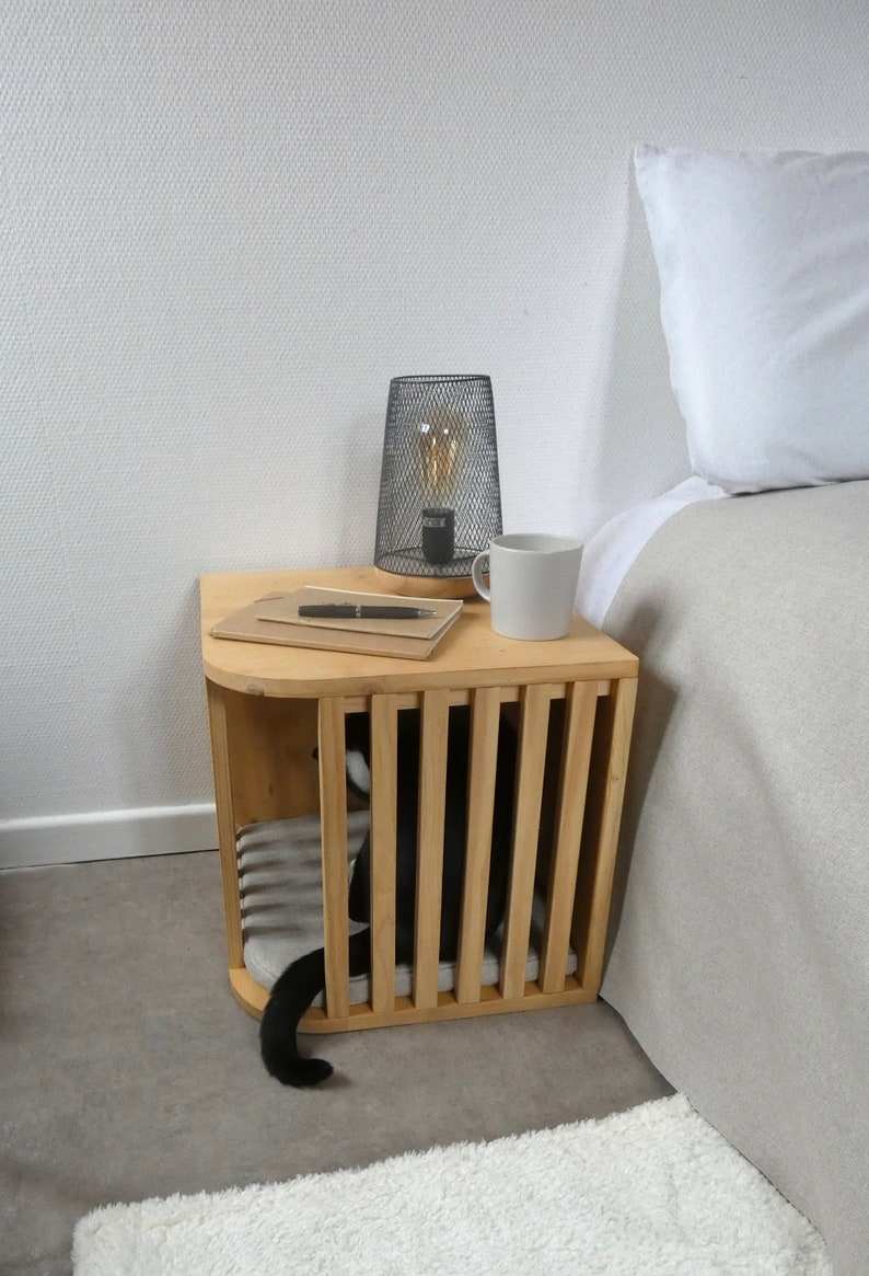 2in1 Katzenmöbel Mit Höhlenfunktion Und Tisch