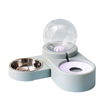 Wasser- und Futterstation für Katzen – Hygienische 2-in-1 Futter- und Wasserschale mit rutschfestem Design