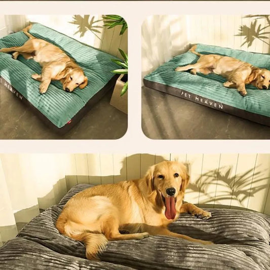 Ergonomisches Hundekissen mit abnehmbarem Bezug – Bequemes Hundebett für optimalen Schlaf