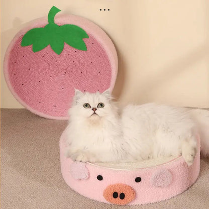 Sisal-Kratzbett für Katzen – Lustiges und Bequemes Kratzspielzeug in Verschiedenen Designs