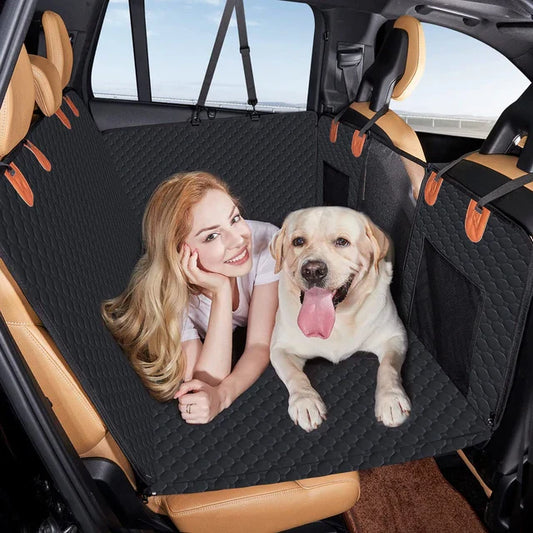 Autositzschutz für Hunde – Hartboden-Schutzmatte für das Auto mit Erweiterung