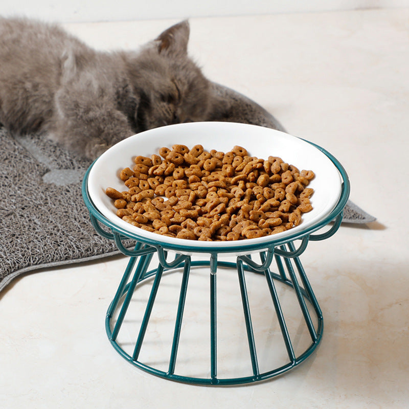 SchmausPodest Deluxe – Elegantes Futterpodest für Deine Katze oder Deinen Hund