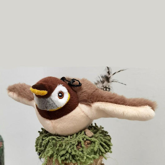 Flatterndes Vogelspielzeug für Hunde – Interaktives Hundespielzeug mit Geräusch