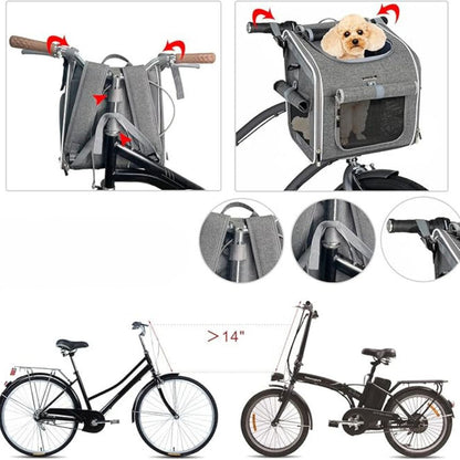 3in1 Hunde Transporttasche für Fahrräder – Praktisch, Sicher und Vielseitig