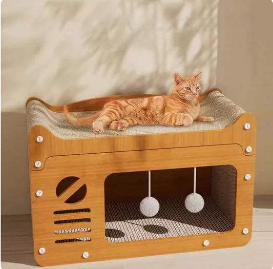 Katzenmöbel mit Kratzfläche und Spielbereich – Komfort und Spaß für deine Katze