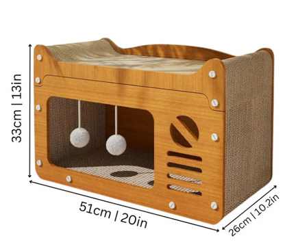 Katzenmöbel mit Kratzfläche und Spielbereich – Komfort und Spaß für deine Katze