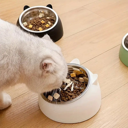 Erhöhte Katzenfutterschale mit Ergonomischem Design – Ideal für Komfort und Gesundheit