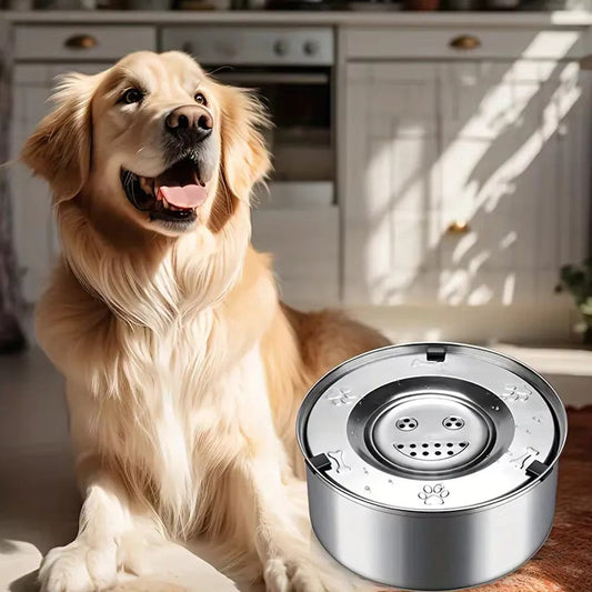 Edelstahl Trinknapf für Hunde mit Spill-Stop-Technologie